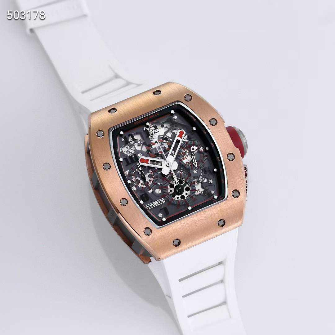 리차드밀 2023 RM011 FM 화이트스트랩 시계 워치